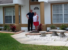 Janet and barry at the Florida Villa
