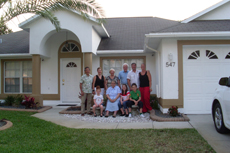 The Robinson Family at the florida villa, Florida
